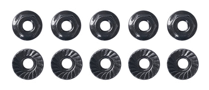 M4 Steel Low Profile Wheel Nuts (Serrated)