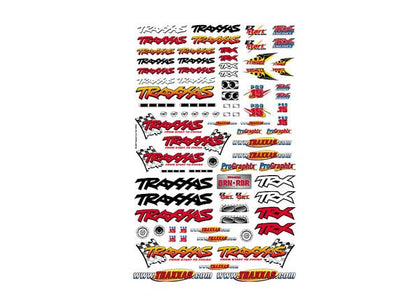 Traxxas Racing Decal Sheet