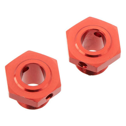 Alum Wheel Hex (13.6mm Thick) Red