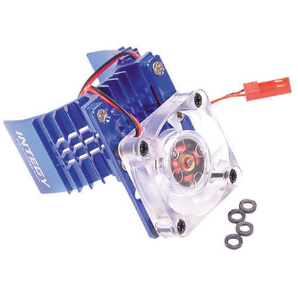 Motor Heatsink w/Fan (Blue)