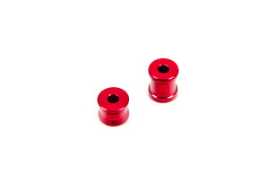 Alum Chassis Brace Spacers (Red)