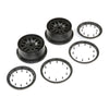 Front/Rear 4.75 Wheel/Beadlock Set (Black)