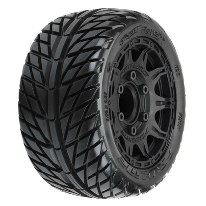 Street Fighter MT Tires/Raid Wheels 12mm (Black)