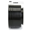 1/10 Showtime+ Wide Rear Drag Wheels (Black)
