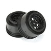 1/10 Showtime+ Wide Rear Drag Wheels (Black)