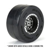 1/10 Showtime+ Wide Rear Drag Wheels (Black)