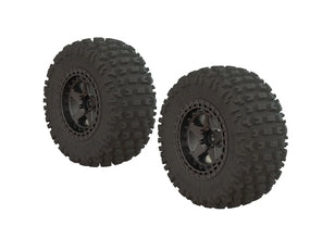 dBoots 'Fortress SC' Tire/Wheels (Black Chrome)