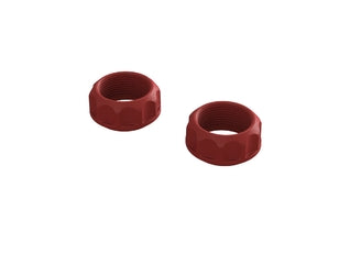 Threaded Shock Collars (Red)