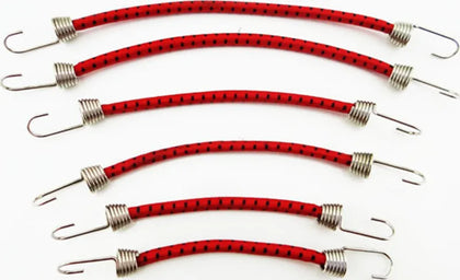 1/10 Elastic Cord Set (Red/Black)