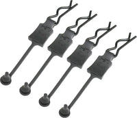 Body Clip Retainers 1/8 scale (Black)