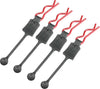 1/8 Body Clips w/Retainers (Red)