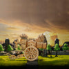 Wheeled Siege Artillery 3D Wooden Puzzle