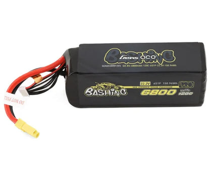 Gens Ace 6S Bashing Pro LiPo Battery Pack 120C (22.2V/6800mAh) w/EC5 Connector