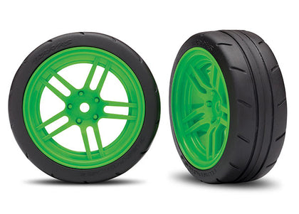 Response Tires/Split-Spoke (Green)