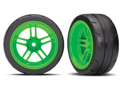 Xwide Rear Response Tires/Split-Spoke (Green)