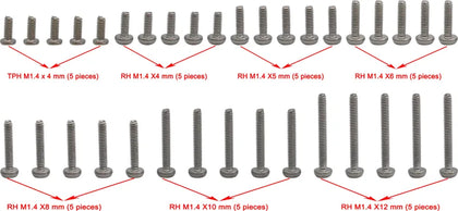 1.4mm Button Head Screw Set