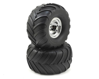 Bigfoot Rear Tires/Wheels (Chrome)