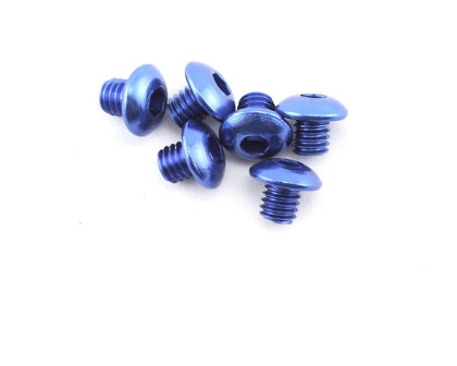 4x4mm Button Head Screws (Blue)