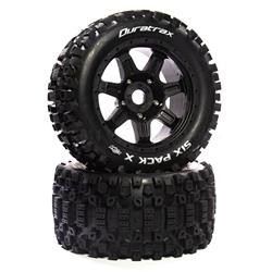 Six Pack X Belted Tires/Wheels (Black)
