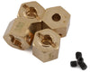 12mm Brass Wheel Hexes (+9mm)